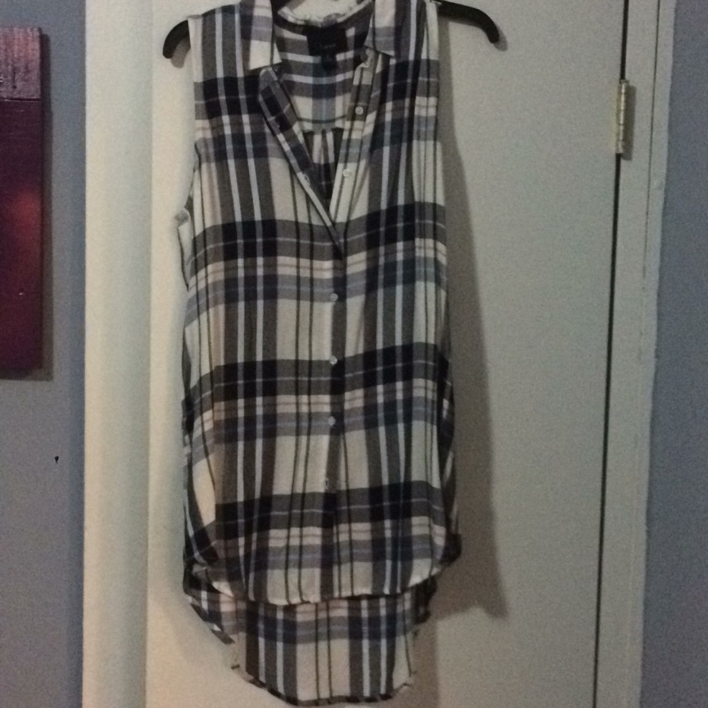 Flannel tunic